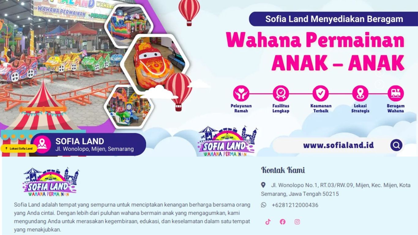 Tempat Bermain Anak Outdoor Di Semarang Sofia Land