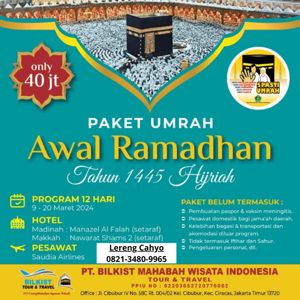 Umroh Awal Ramadhan