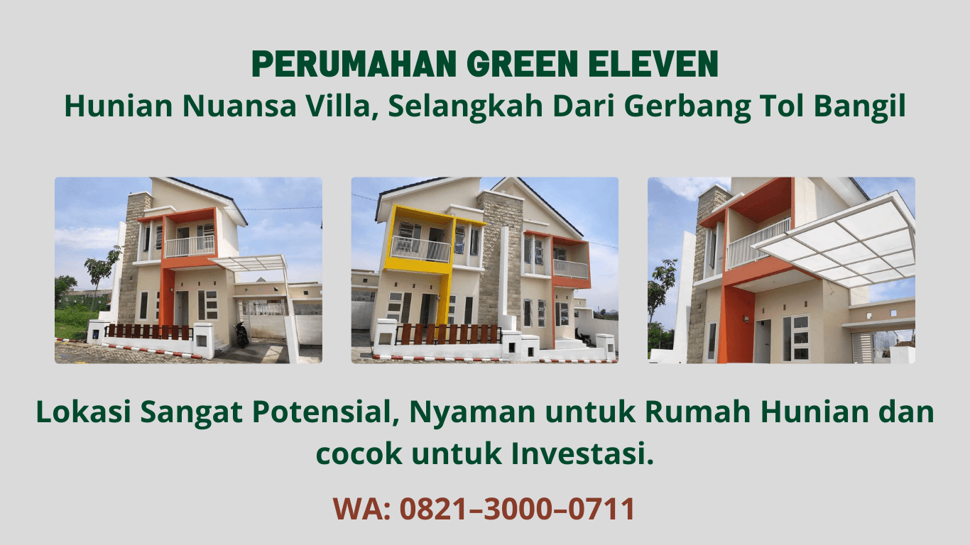 Perumahan Green Eleven Bangil Pasuruan