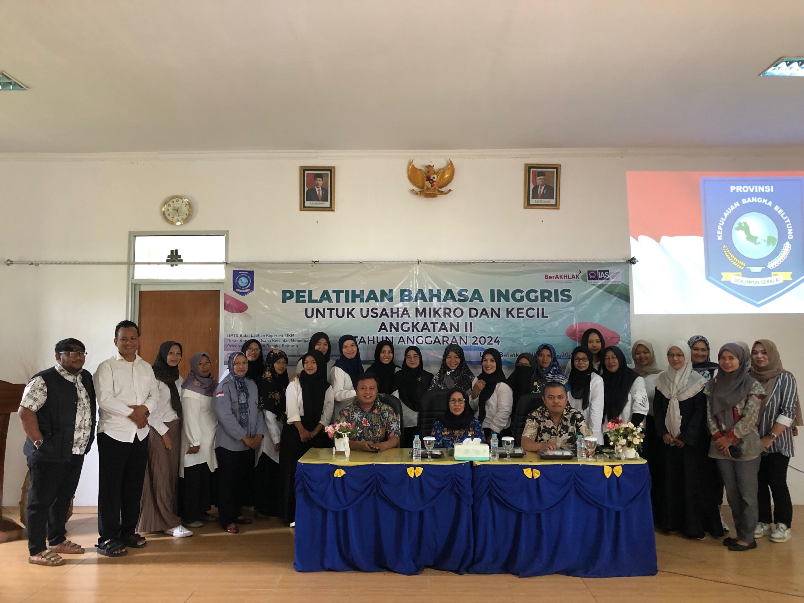 Pelatihan Bahasa Inggris Untuk Usaha Mikro dan Kecil Angkatan II