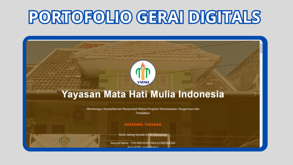 Jasa Pembuatan Website Company Profile Yayasan