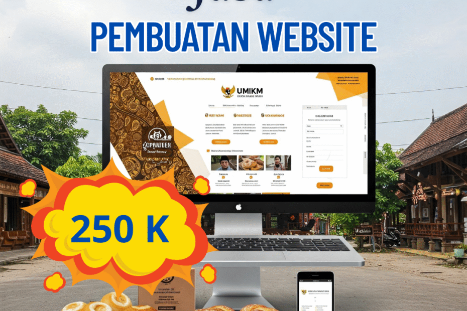 Jasa Pembuatan Website UMKM Bandung Mulai 250rb