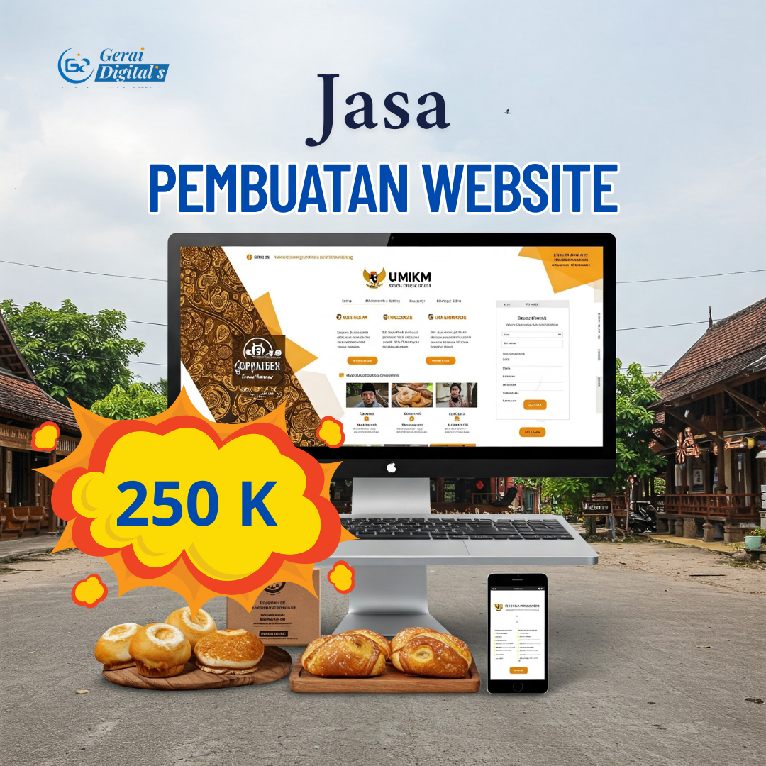 Jasa Pembuatan Website UMKM Bandung Mulai 250rb