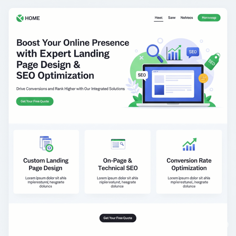 Jasa Landing Page Plus SEO