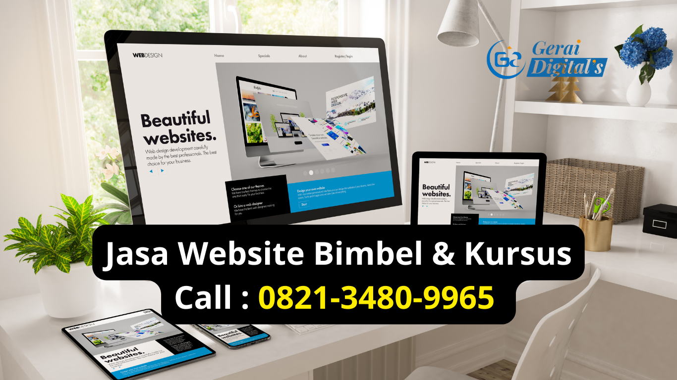 Jasa Pembuatan Website Bimbel & Kursus di Banguntapan Bantul