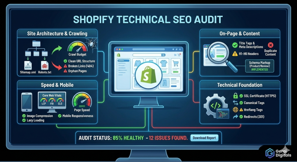 Audit SEO Teknis untuk Toko Online Shopify