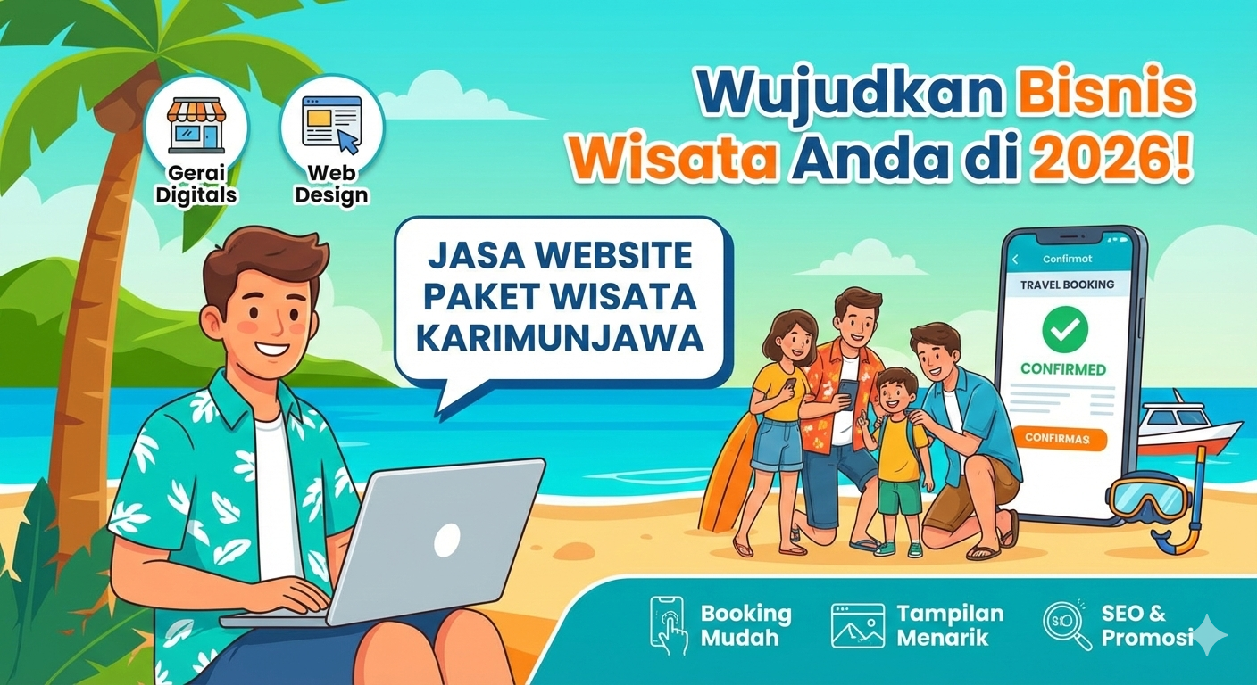 Jasa Pembuatan Website Paket Wisata Karimunjawa